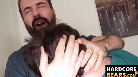HardcoreBears.com - Hairy butt buddies Colt Cox and Sam Black smash intensely in bed