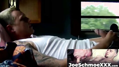 JoeSchmoeXXX.com - Eric savors the sensation of a tight ass around his massive dick