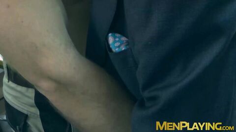 Classy Dan Broughton drilled doggystyle by hunk contractor