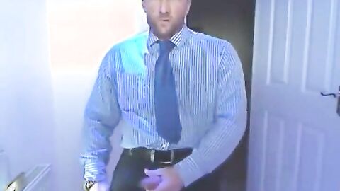 Big-Cock Daddy Tries on His New Suit