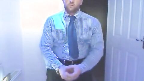 Big-Cock Daddy Tries on His New Suit