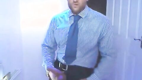 Big-Cock Daddy Tries on His New Suit