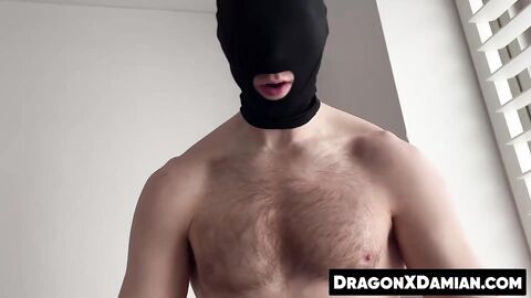 Damian Dragon hammers my ass while a masked man throatfucks me