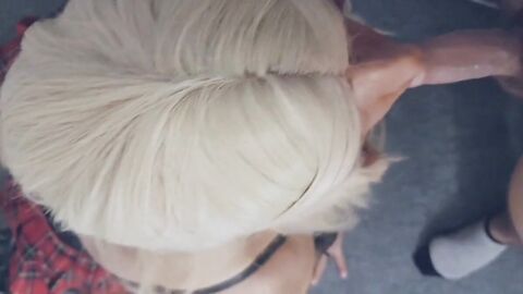 Crossdressing Whore Sucks Small Cock