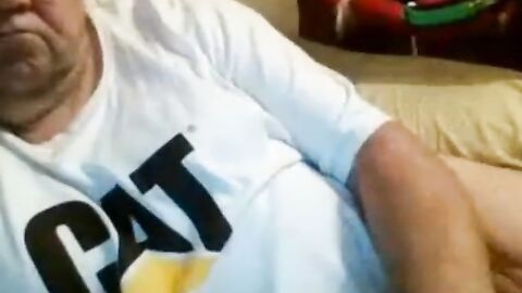 Daddy Strokes on Webcam