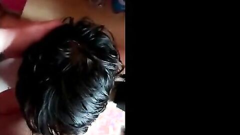 Verbal Chub Master Dominates Small Slave With Rough Blowjob