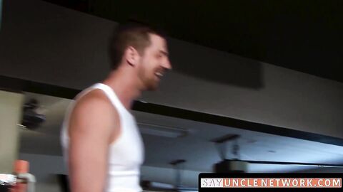 SayUncleNetwork.com - Gay suspect double-teamed raw by a police officer and a stud