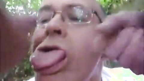 Double Fun with Daddy Outdoors
