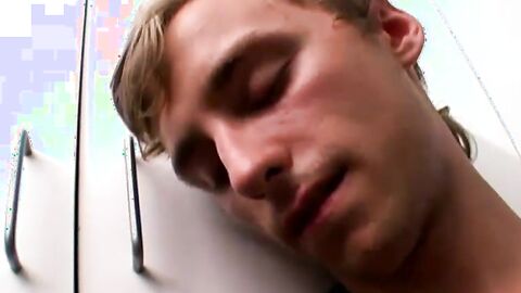 Young amateur is pulling out his dick and masturbates wild