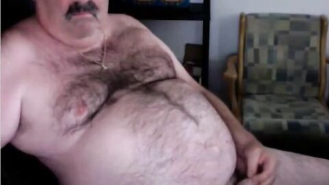 Grandpa Cums: Amateur Daddy Masturbates on Cam