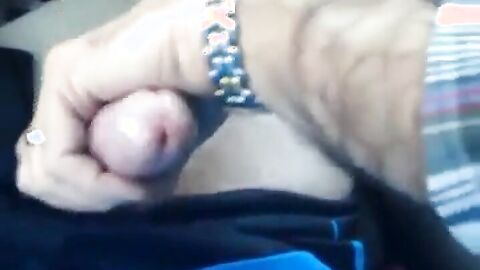 Married Daddy Gets a Helping Hand in the Car