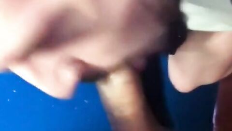 Public WC Blowjob by Amateur Cum Sucker