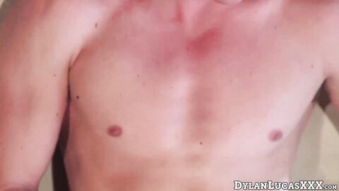 Gorgeous Seth Bond showed off his beautiful body while jerking off his big cock on hi
