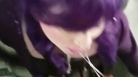 Sissy Deep Throat - Amateur Crossdresser Blowjob