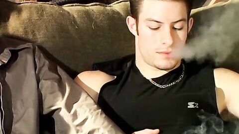 Sexy Justin sucked cock while getting his anal fucked by hot Jeremiah in a foursome s