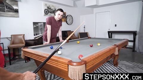 My cute stepson Troye Jacobs gave me a pool table so I gave him my yummy cum