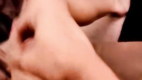 Nasty looking amateur guy plays around with hard cock