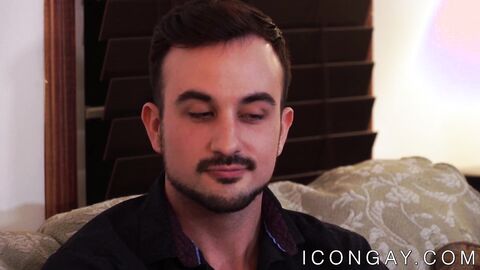 Mature homosexual dicked hard by a bearded jock