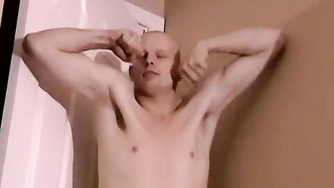 JoeSchmoeXXX.com - Crazy bi dude Diamond tastes his own cum after a hot jerk off