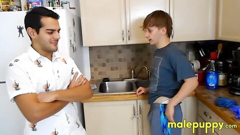 Sebastian and Elis Ataxx are about to ruin their white briefs completely