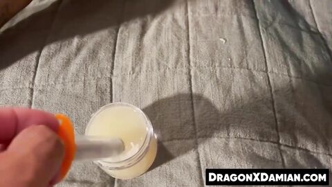 Hunk Kemono Dragons thick mushroom headed cock nests inside my ass