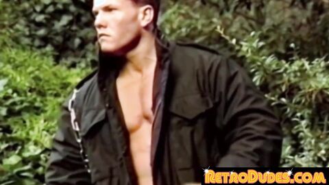 RetroDudes.com - Vintage cock suckers enjoy steamy bareback sex with cumshot