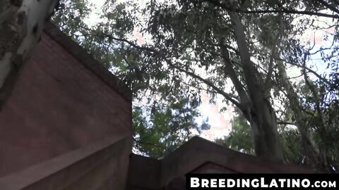 BreedingLatino.com - Young Latino takes raw cock deep on big hard twink dick