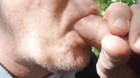 Outdoor Gay Fun with Amateur Couple