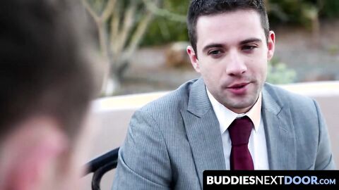 BuddiesNextDoor.com - Office dudes Dylan and Marki party hard with an intense anal fu