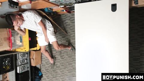 BoyPunish.com - Handsome perp's swallowing and raw BBC ass fucking by a horny securit