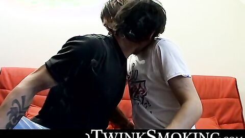 Euro jocks Jerry and Clark were well pleasured in their intense smoke fucking