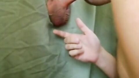 Twink's First Gloryhole Experience: Sucking a Big Cock
