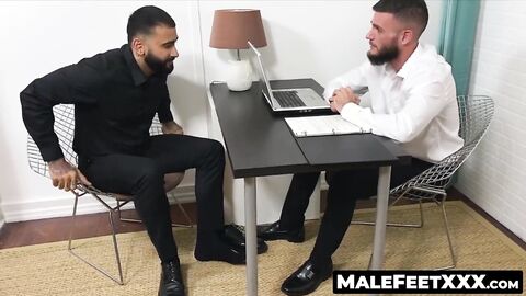 MaleFeetXXX.com - Tony S's feet sucked and worshiped by dominant Rikk's skilled mouth