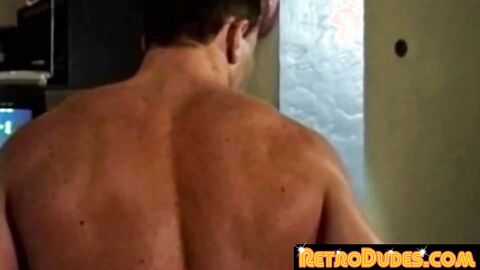 RetroDudes.com - Buff gay man craves anal smashing and a big load