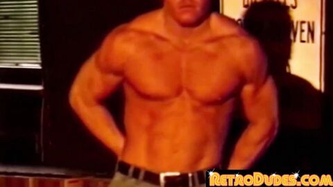 RetroDudes.com - Buff gay man craves anal smashing and a big load