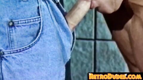 RetroDudes.com - Buff gay man craves anal smashing and a big load
