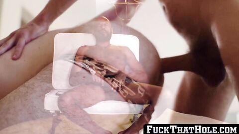 FuckThatHole.com - Latino gay Saul Leinad jerks off and deepthroats to wet dreams of