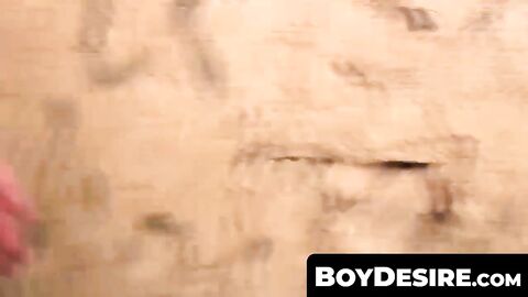 BoyDesire.com - Twink's outdoor oral pleasuring and hardcore fucking
