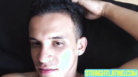 Innocent stud Jota exposes his uncut dick and masturbates in front of me