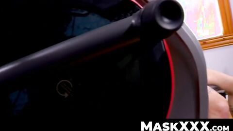 MaskXXX.com - Ripped jock's gym masturbation session is a real workout