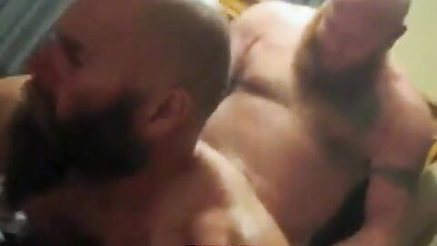 Bearded Biker Bareback