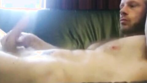 Furry-Balled Uncut Stud's Amateur Hunk Cumpilation