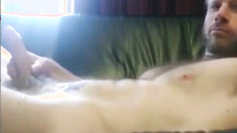 Furry-Balled Uncut Stud's Amateur Hunk Cumpilation