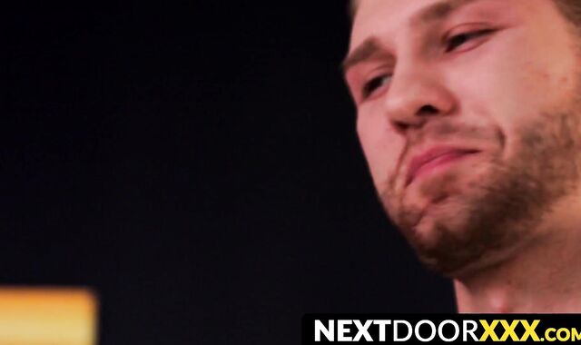 NextDoorXXX.com - Young man wakes up to his lover's mouth wrapped around his cock