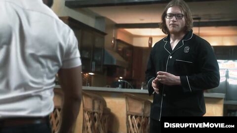DisruptiveMovie.com - Dillon Diaz cumsprays housesitter Kyle Connor's mouth in cheati