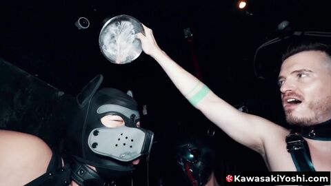 KawasakiYoshi.com - Masked subs and doms aFFo and Axel Abysse enjoy a fist fucking se