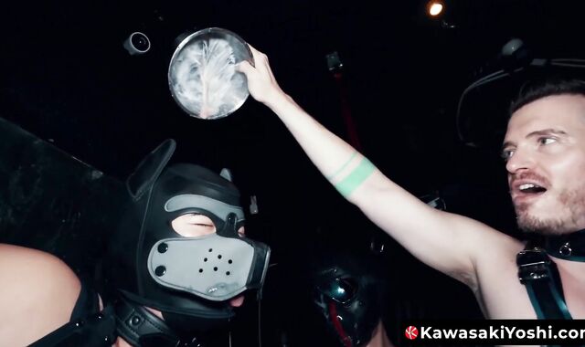 KawasakiYoshi.com - Masked subs and doms aFFo and Axel Abysse enjoy a fist fucking se