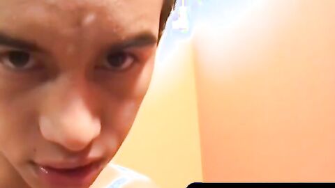 OTBXXX.com - Young Latino takes a big raw cock deep in his tight asshole