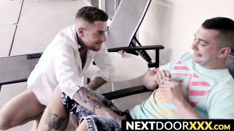 NextDoorXXX.com - Danny Gunn's raw fucking session after pleasuring his partner's coc