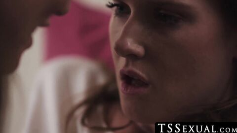 TSSexual.com - Korra Del Rio's doggystyle fuck and cum filled Ashley Lane